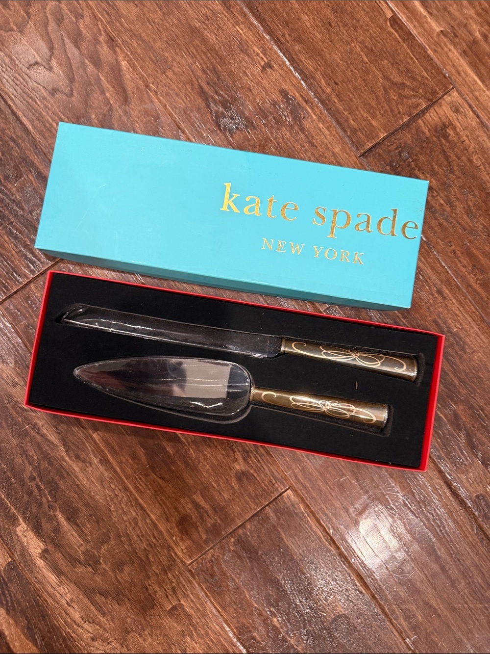 kate spade Gold Cake Server & Knife Set